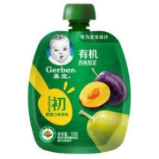 Gerber 嘉宝 宝宝西梅梨味有机果泥 70g