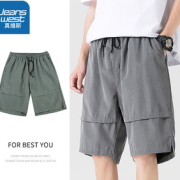 简约设计！JEANSWEST 真维斯 男士休闲短裤
