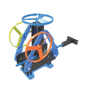 赫宝HEXBUG STEM教育VEX机器人 工程机械组-机械手套装-起重机360度可旋转