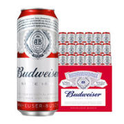 Budweiser 百威 经典醇正啤酒 450ml*18听