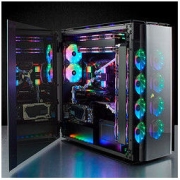 USCORSAIR 美商海盗船 CORSAIR 美商海盗船 1000D ATX机箱 全侧透 黑色