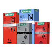 okamoto 冈本 SKIN系列安全套 共21只（超润滑10片+激薄5片+TOUCH系列 随机6片）