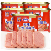 PLUS会员：梅林 午餐肉罐头 340g*5罐