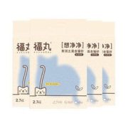 FUWAN 福丸 膨润土混合猫砂 白茶味 2.7kg*4(约21.6斤）
