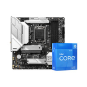 intel 英特尔 I5-12400F CPU + 微星 B660M MORTAR DDR4主板 板U套装