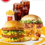 31日20点：McDonald's 麦当劳 嗨吃美味双人餐 单次券 电子优惠券