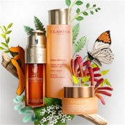 CLARINS 娇韵诗 焕颜弹力2件套（日霜50ml+15ml*2+晚霜50ml+15ml*2)加赠日霜15ml+晚霜15ml+饮水杯750ml