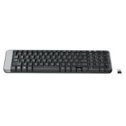 logitech 罗技 K230 100键 2.4G 优联 无线薄膜键盘 黑色 无光
