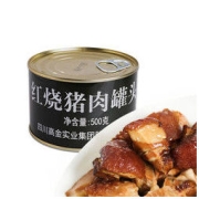 高金食品 红烧猪肉罐头 500g