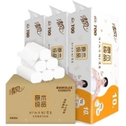 京东极速版：Breeze 清风 原木经典系列 无芯卷纸 4层*70克*10卷*3提