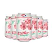 宏宝莱 碳酸饮料荔枝味汽水 330mlx6
