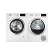 PLUS会员：BOSCH 博世 WAP282602W+WTW875601W 洗烘套装