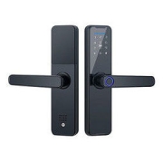 Tint lock P8 智能指纹锁 黑色+指纹+密码+刷卡 指导安装