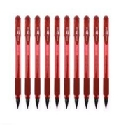 PLUS会员：ZEBRA 斑马牌 JJ100 经典中性笔 0.5mm 红色 10支装