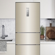 618开门红、31日20点：Haier 海尔 BCD-217WDVLU1 三门双变频冰箱 静谧金