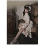 B.DOLLY 巴朵妮 Lolita洛丽塔 晓风华 改良旗袍轻Lo jsk吊带连衣裙