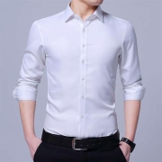 PLUS会员：ROMON 罗蒙 男士商务衬衫
