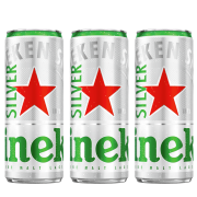 有券的上、京喜APP:喜力星银 Heineken Silver 啤酒 330ml*3听