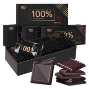 天猫U先：其妙 纯黑巧克力 120g/盒 约24包
