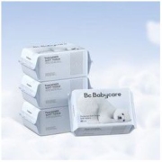 babycare 绵柔巾干湿两用绵柔巾洗脸巾小熊巾加厚80抽*4包 成人可用