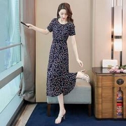 丝柏舍 女士印花连衣裙 S12T8533LA2458