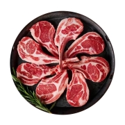 杞乐康 宁夏滩羊肉 生鲜冷冻 原切单肋法式羊排 660g 12支