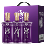 潭酒 紫潭 2022版 53%vol 酱香型白酒 500ml*3瓶 礼盒装