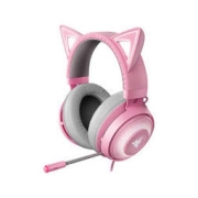 RAZER 雷蛇 北海巨妖 萌猫版 耳罩式头戴式耳机 粉晶 USB口600元
