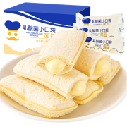 京东极速版：俏美味 乳酸菌小口袋面包 乳酸菌250g送250g