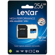 Lexar 雷克沙 633x MicroSDXC A1 UHS-I U3 存储卡 256GB