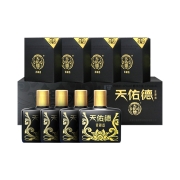 88VIP：Tian youde 天佑德 青稞酒 小黑 42度 清香型白酒 125ml*4瓶 礼盒装