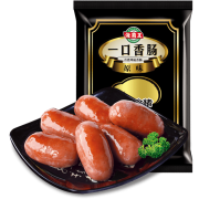 PLUS会员：海霸王 黑珍猪一口香肠 原味 120g*5件