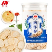 吉林敖东 长白山有机产地花旗参西洋参切片250g 家庭装