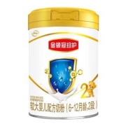 伊利 金领冠奶粉 整箱装 珍护2段较大婴儿配方奶粉6罐（1箱）