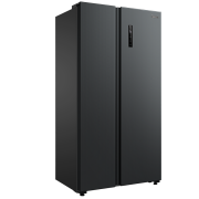 618预售：Midea 美的 净味系列 BCD-605WKPZM(E) 风冷对开门冰箱 605L 黑色