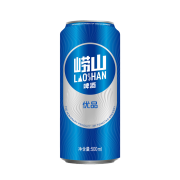PLUS会员：青岛崂山啤酒优品8度普崂500ml*18听整箱