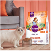 HALO 自然光环 健美体态系列 鸡肉成猫猫粮 4.54kg