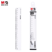 M&G 晨光 ARL96004 透明塑料尺子 20cm 1把装