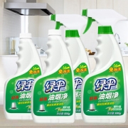 绿伞 厨房强力去油污油烟净4瓶