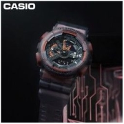 CASIO 卡西欧 G-SHOCK 冰电之韧主题系列 男士石英表 GA-110LS-1APR-单机版