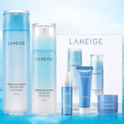PLUS会员：LANEIGE 兰芝 水库凝肌水乳套装 滋润型（保湿乳120ml+精华水200ml+精华5ml+面霜10ml+面膜15ml）