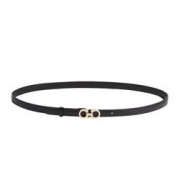 618预售：Salvatore Ferragamo 菲拉格慕 女士牛皮革GANCINI固定式腰带 0675180