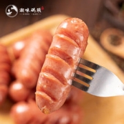 潮味码头 火山石烤肠原味/黑胡椒台湾风味肉肠 250g*4包