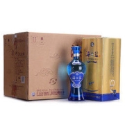 YANGHE 洋河 蓝色经典 海之蓝 浓香型白酒 42度 520ml*6瓶 整箱装（内含3个礼袋）旗舰版 口感绵柔