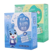 小兔梅西 有机胚芽米婴幼儿粥米五谷杂粮小包装 有机谷物粥米210g*1盒