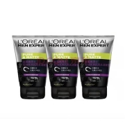 欧莱雅（LOREAL）男士 抗黑头洁面乳 50ml*3瓶