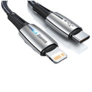BASEUS 倍思 Type-C转Lightning 20W 数据线 尼龙编织 2.28m 黑色