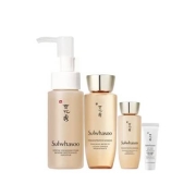 ??雪花秀 洁面50ml+人参水40ml+人参乳25ml+新防晒10ml