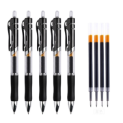 京喜APP：SWDF 0.5mmK-35按动笔芯签字笔 黑色 1支笔+3支笔芯1.59元包邮