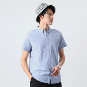 JEANSWEST 真维斯 男士半袖衬衫 JW-12-133588